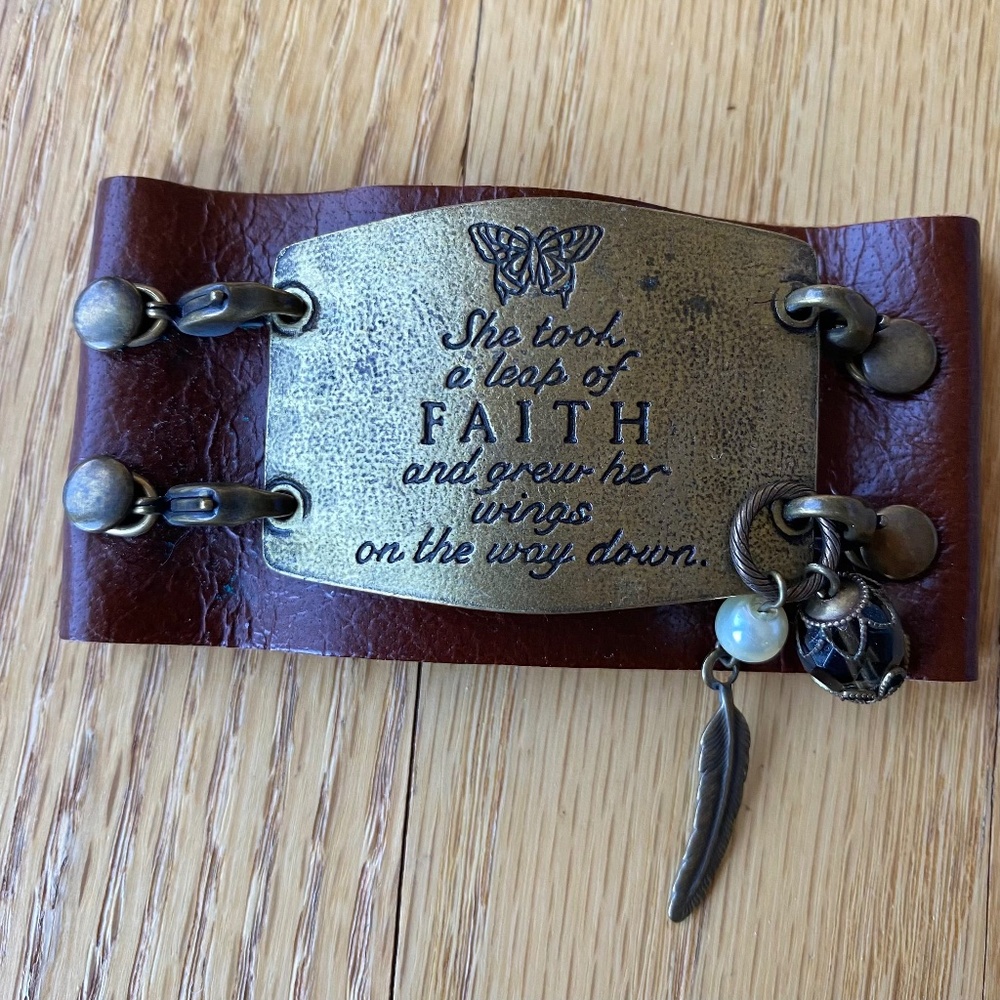 Leather & Metal Bracelet